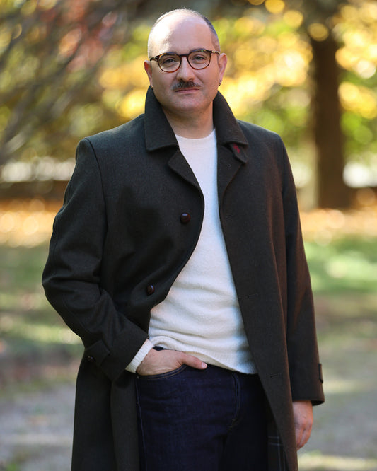 Steinbock Mode - Loden | Roberto Collina - Maglia | Edwin - Jeans | Paraboot - Scarpe