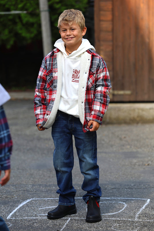 Replay - Giubbotto Scozzese, Felpa, Jeans