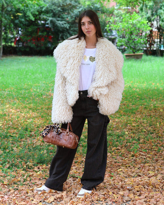 Susymix - T-Shirt, Borsa | Berna - Jeans | Haveone - Pelliccia