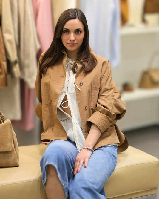 Weekend Max Mara - Giacca | Roy Roger's - Camicia e bermuda | Autry - Scarpa maculata | Orciani - Borsa