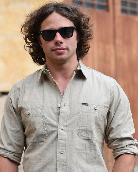 Filson - Camicia | Carhartt - Bermuda | Birkenstock Ciabatta