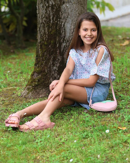Only - Bermuda corto | Benetton - Casacchina, Tracolla | Birkenstock - Eva rosa cipria