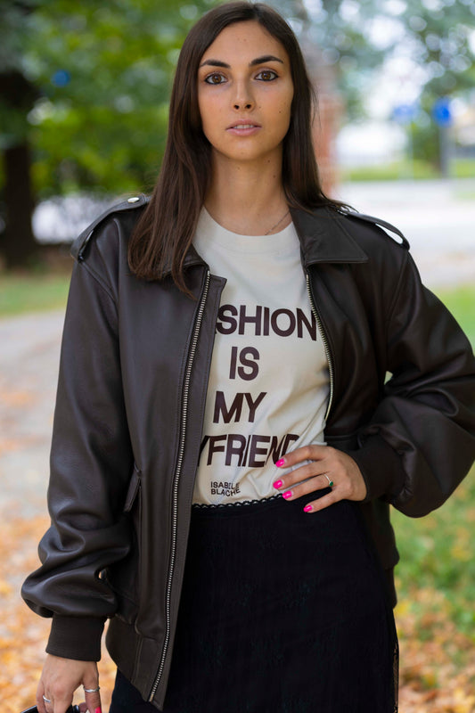 Isabelle Blanche - Maglietta | Tensione In - Bomber, Gonna in pizzo