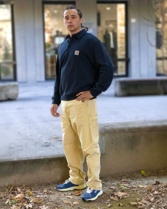 Carhartt - Polo Blu, Pantalone